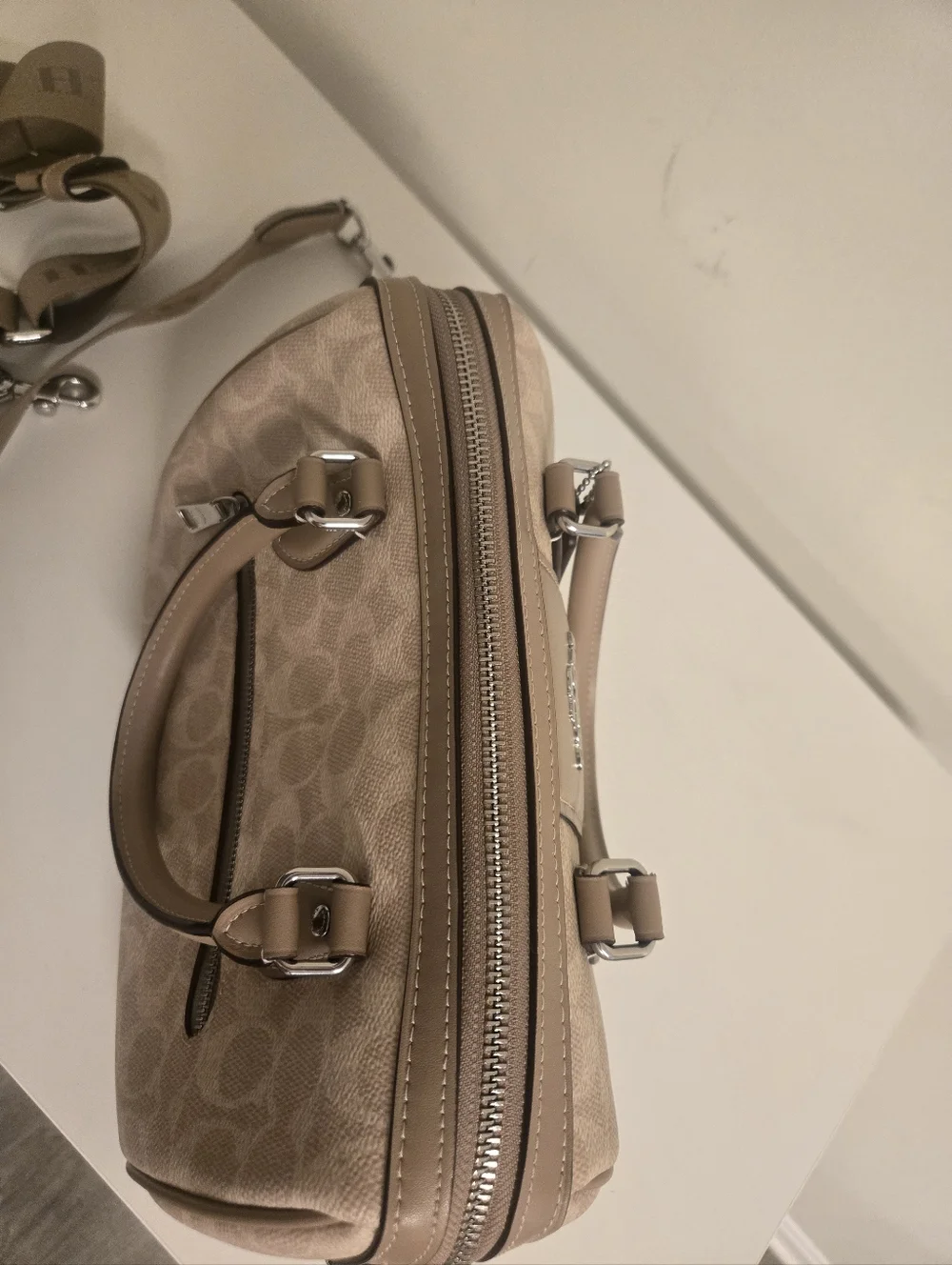 Coach Signature Medium Rowan Satchel Taipe Colorblock - Picture 15 of 16